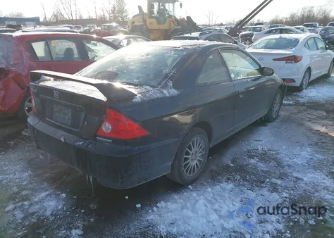 2005 Honda Civic Ex z USA, uszkodzony, nr VIN 1HGEM22935L050092